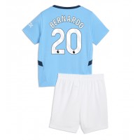 Fotbalové Dres Manchester City Bernardo Silva #20 Dětské Domácí 2024-25 Krátký Rukáv (+ trenýrky)